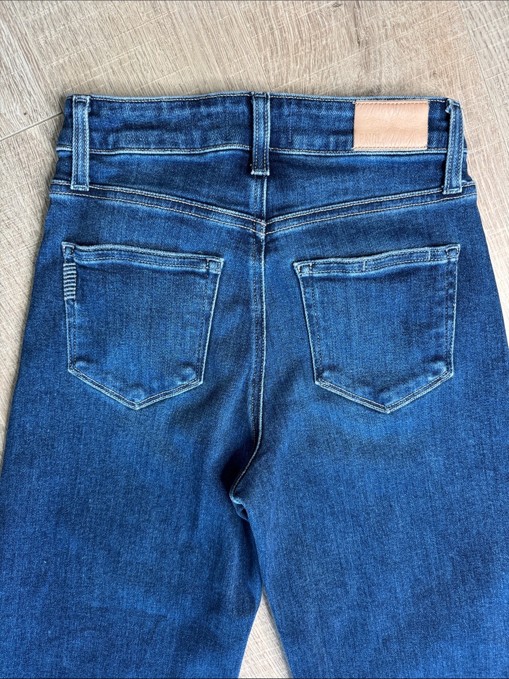 PAIGE ANESSA Women’s Blue Wide-Leg High-Rise Jeans - Picture 8 of 10